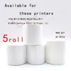 5PK E210 Label Paper 3020mm 320pcsroll White Tape Waterproof Barcode Price Tag Sticker for Printer M110 M220 240325