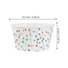 Wegwerpbekers rietjes 100 pc's dessertkom kinderpuddingcontainers deksels / koude drank drinkbeker m m m