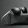 Luxury Polarized Sunglasses Men Women Square Cool Sun Glasses Shades Brand Design Black for Male 220325292F