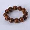 Bracelet en bois de santal doré pour hommes, brin Pterocarpus Santalinus, bois de Guajac, poire jaune, sang de Dragon, Style ethnique 2.0