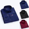 남성용 캐주얼 셔츠 인쇄 된 남자 셔츠 슬림 핏 라펠 사업 가을 스프링 사무실 착용 싱글 브레스트 긴 소매 상단