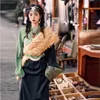 Costume de danse tibétaine chinoise Femme Aristocrate Robe Tourisme Style minoritaire Dres pour danser les fêtes folkloriques Costume de scène Cosplay Y6fQ #