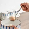 Spoons Round Spoon Thickened Material Household Drinking Stainless Steel Porridge Tablespoon Ladle Durable