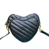 10A Qualité Sac en forme de coeur 2024 Nouveau sac de luxe Designer femmes de haute qualité Mini une épaule bandoulière sacs à main en cuir véritable mode sacs à bandoulière