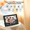 Digital Photo Frames 32GB Memory 10.1 Inch Smart Acrylic Digital Picture Frame WiFi HD 1080P Digital Photo Frame Touch Screen Support Video Playback 24329