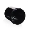 Bottiglie di stoccaggio 100ML 150ML 250ML300ML Barattoli solventi a bocca larga sigillati in HDPE nero per vernice in plastica