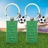 Porte-clés de terrain de football pour hommes, terrain de jeu, sport, Souvenir, décoration, porte-clés, cadeau de fan club de football 240329