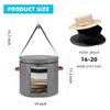 Storage Bottles Huge Hat Boxes For Women Foldable With Shoulder Strap & 2 Handles - Travel