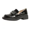 Scarpe casual Morazora Black Genuina in pelle vera da donna a catena singola Fashion Flat Summer Arrivi