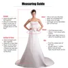 Vintage Lg Wedding Dres V-hals Satijnen Sleevel Een Lijn Sweep Trein Bruidsjurken voor Vrouwen Custom Eenvoudige Vestidos De Novia n3cq #