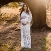 Maternity Dresses SMDPPWDBB lace maternity dress photography Bohemian womens Maxi dress loose embroidery white lace dress long tone beach dressL2403