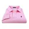 S -5xl moda 100% bawełniana odzież sportowa Wysoka jakość -koszule męskie koszule długie rękawowe polos homme lapel męskie topy 240323