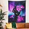 Tapestries Vintage Tapestry Wall Hanging Moon Phase Trippy Aesthetic Room Decor Hand Home Living Flower Boho Art