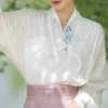 Ma Mian rok Hanfu kan gedragen worden voor dagelijks gebruik.Nieuw licht verbeterd high-end pak in Chinese stijl, half voorjaar 2024