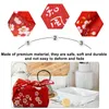 Zastawa stołowa różowa bandana furoshiki bento torba pakowa tkanina japońska chusteczka czerwona podróż