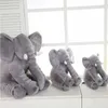 4060 cm Sleeping Sleeping Plush Elephant Schled Animal Plush Soft Pillow Kid Toy Children Room Decoration