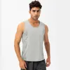 Al-168 Designer Men Tank Shirts Yoga Kort ärm High Street Loos