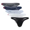 Calzoncillos MoneRffi Sexy Hombres Tanga Calzoncillos Ropa interior Suave Transpirable Seda de Hielo Bragas Delgadas Bolsa Lencería Breves Pantalones Cortos Masculino M-2XL