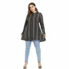 elegante abbigliamento femminile a buon mercato europei e americani Plus Size donne di media lunghezza camicia Top Fi camicette da donna 2022 Shippin gratuito 15uv #