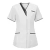 看護作業服のトップホテルサニタティユニフォームの作業服トップ2023新しい手翼服