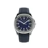 المصمم الفاخر ساعة الساعات الميكانيكية Aquanaut 5168G-001 White Gold Blue Dial Mens Wristwatch V2R7