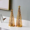 Candele Candele Cangoli di Natale Decorazione Metal Stand Exquisite Holdite Ornaments Desa di Tealight Office Office di Tealight Office