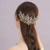 Accessori per capelli da sposa alla moda Fasce per capelli da sposa in cristallo Viti per capelli da sposa Fascia per capelli da sposa Copricapo fatti a mano p2OX #