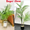 125 cm 13 koppen grote kunstmatige palmboom tropische planten nep palmbladeren plastic monstera tak voor thuis bruiloft decor 240323