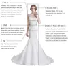 Sodigne Abiti da sposa semplici Sweetheart maniche staccabili Una linea Sposa Dr Side Split Backl Satin Wedding Dres w5C3 #