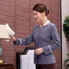 Star Hotel Cleaning Service Uniform LG-Sleeved Property Cleaner Autumn and Winter Clothing gästrum Servitör Workwear PA Clean 53yw#