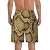 Mäns shorts Summer Board Men Fashion Serpentine Print Sports Fitness Luxury Beach Short Pant Y2K Retro Fast Dry Swim Trunks Plus Size