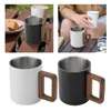 Tasses Tasse de voyage en acier inoxydable tasse à café double paroi thé latte cappuccino pour cuisine cadeaux d'anniversaire fêtes pique-niques camping