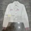 Rhinestone Mankiet T Shirt Women Lapel Neck Bluzki Projektantka drukowana koszulka letnia