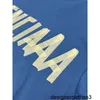 T-shirt a maniche corte per la famiglia di designer B di fascia alta della famiglia Paris Haze Blue Tape, T-shirt ampia unisex a maniche corte 1NCI