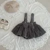 MILANCEL Set di vestiti per bambini autunnali Set di vestiti per neonati carini con fondo floreale Tuta per ragazze Outwear 240314