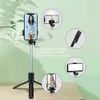 Selfie Monopés Sem Fio Bluetooth Selfie Stick Tripé com Luz de Preenchimento Led Suporte Dobrável para Smartphones para Youtube Tiktok Video Live Holder 24329