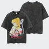 Anime Death Note Misa Amane T Shirt Cotton Vintage Washed Overized Harajuku Tshirt Streetwear Funny Summer Casual CS768 240329