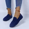 Casual skor för kvinnor bär resistenta 2024 Högkvalitativa nät andningsbara fasta färg slip-on ladies zapatos para mujeres