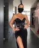 2022 New Fi Elegant Strapl Sexy Black Prom Dres Party Maxi Sequin Evening Dr Wedding Bridesmaid Guest Service S9ur#
