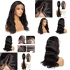 Perucas de cabelo humano sem tampa 360 peruca frontal pré-arrancada com bebê 150 densidade remy onda corporal brasileira para mulheres negras8974 drop deliv ot0ka