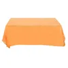 Nappe de table 1 pièce 137 x 183 cm - Nappe écologique de couleur pure - Couverture de protection en plastique imperméable jetable pour pique-nique, banquet, fête