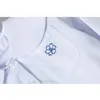 Japońskie mundury studenckie School School Sleeve Cute Biała koszula dla dziewcząt kieszonkowy haft szkolna dr Jk Sailor Suit Top Women 18n4#