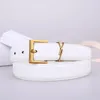 Kadınlar için Lüks Tasarımcı Kemeri Ceinture Luxe Cowhide Genişliği 3cm Erkekler Tasarımcıları Kemerler Bronz Toka Gümüş Kadın Belediye Belgesi Cintura