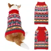 Vestuário para cães Natal gato roupas para animais de estimação camisola colete yorkshire chihuahua roupas traje cosplay acessórios