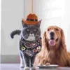 犬のアパレルハットペット用品装飾的な愛らしいバンダナ帽子犬猫ヘッドドレス子犬の子猫パーティーヴィンテージ