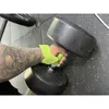 1Pair Cowhide Viktlyftning Fitness Rem Armband Training Handband Arvstödremmar Wraps Gym Fitness Pull-ups Non-Slip 240322