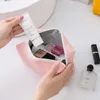 Borse portaoggetti Colore caramella Donna Cosmetica Borsa per trucco ad alta capacità Borsa da viaggio impermeabile Trucco Lavaggio in pelle PU