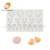 Baking Moulds Valentine's Day Love Heart Shape Diy Chocolate Mould Fondant Cake Silicone Mold Kitchen Decorating Tools Bakeware