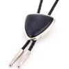 ify Drop Western Cowboys Natural Agate Bolo Tie For Men Genuine Hide Rope Rhinestone Corbatas Para Hombre Necktie 240314