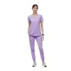 Offre spéciale Anti-rides Wable tissu doux infirmière Scrubs uniforme d'hôpital Scrubs médicaux femmes Jogger Scrubs ensembles Z7xh #